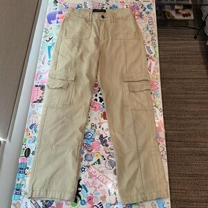 Lioness Women's Khaki and Tan Trousers